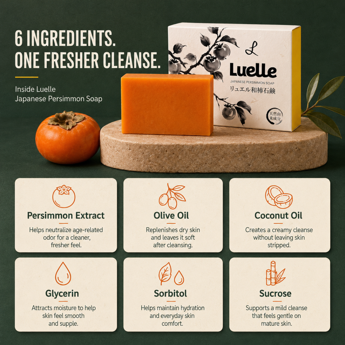 Luelle Persimmon Soap