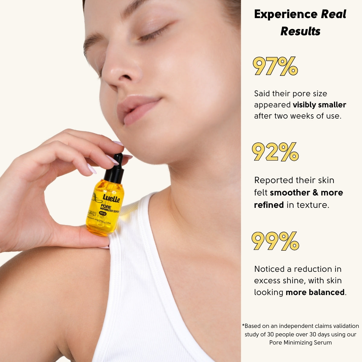Pore Minimizing Serum