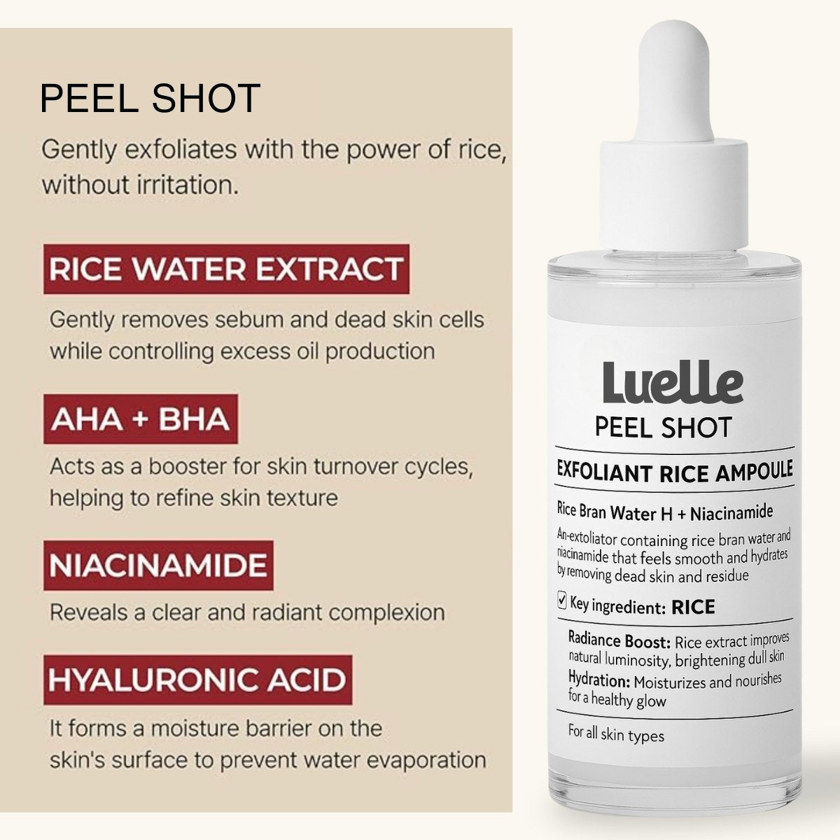Peel Shot Glow Rice