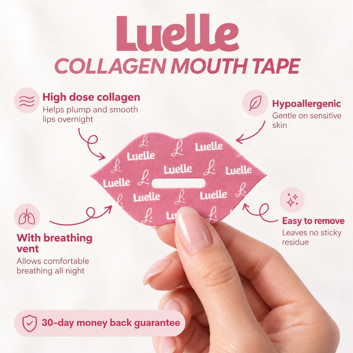 Collagen Mouth Tape, Plump & Hydrate