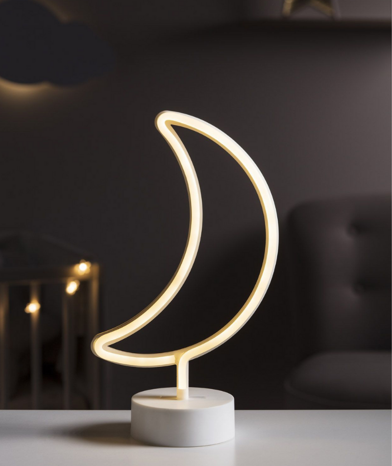 Cute Neon Lamps | Moon, Star, and More - Melius