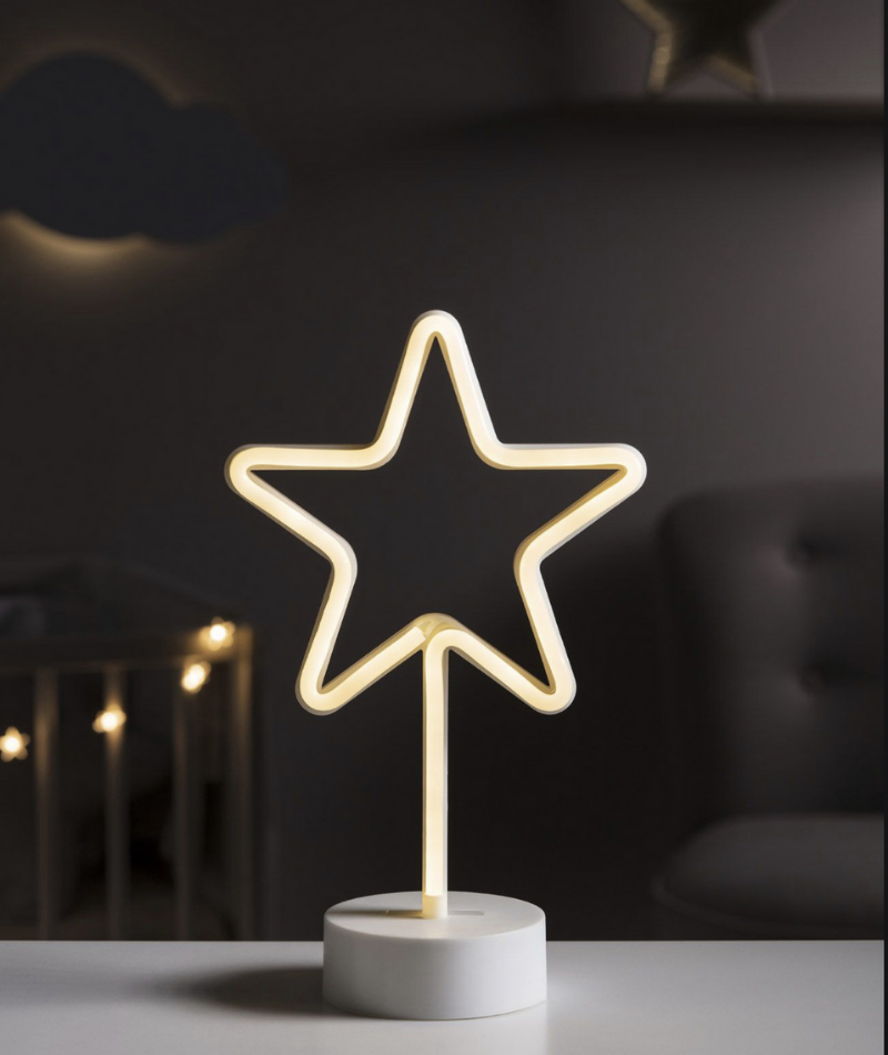 Cute Neon Lamps | Moon, Star, and More - Melius