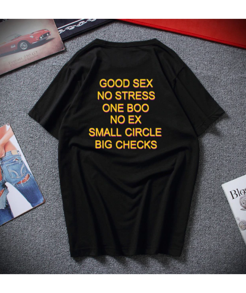 Good Sex, No Stress T Shirt - Melius