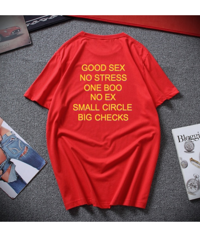 Good Sex, No Stress T Shirt - Melius