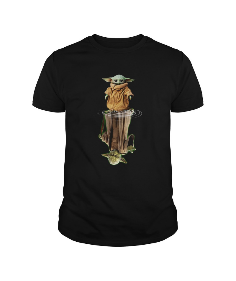 Baby Yoda and Master Yoda water Reflection Shirt - Melius