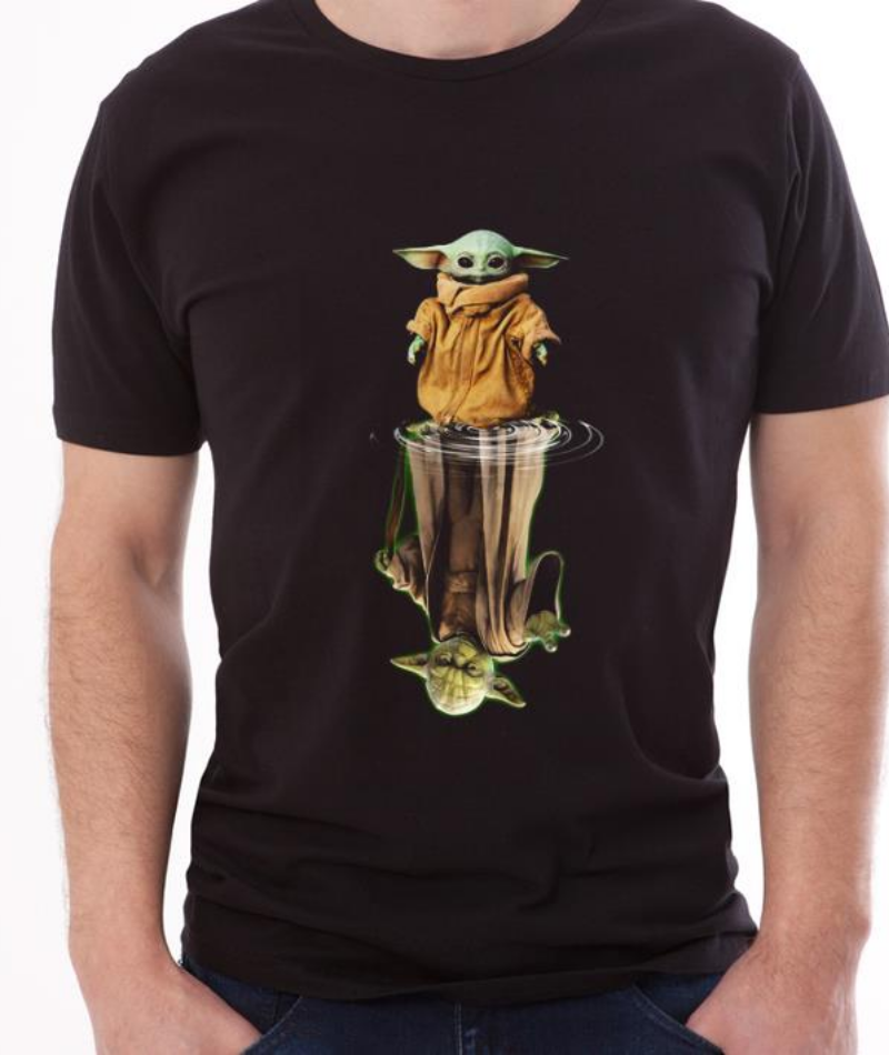 Baby Yoda and Master Yoda water Reflection Shirt - Melius